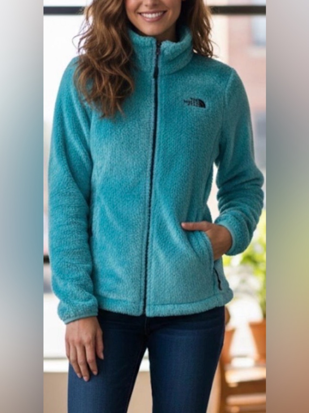 The North Face Soft Fleece Plush Full Zip Jacket Size Small